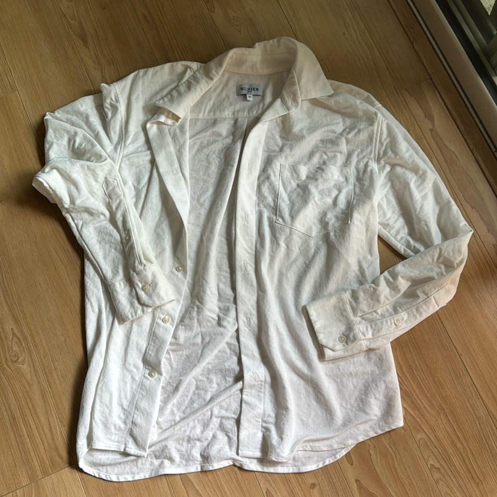 Musier Paris White Button Up